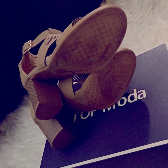 Top Moda Chunky heel ankle strap - Picture 8 of 8